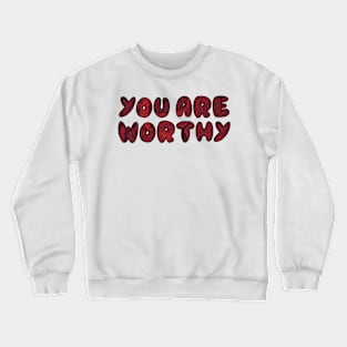 Ruby Red Marble Crewneck Sweatshirt